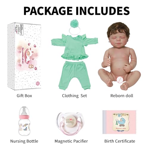 16 Inch Vinyl Poseable Realistic Baby Doll G905