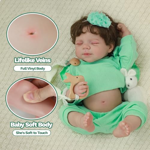16 Inch Vinyl Poseable Realistic Baby Doll G905