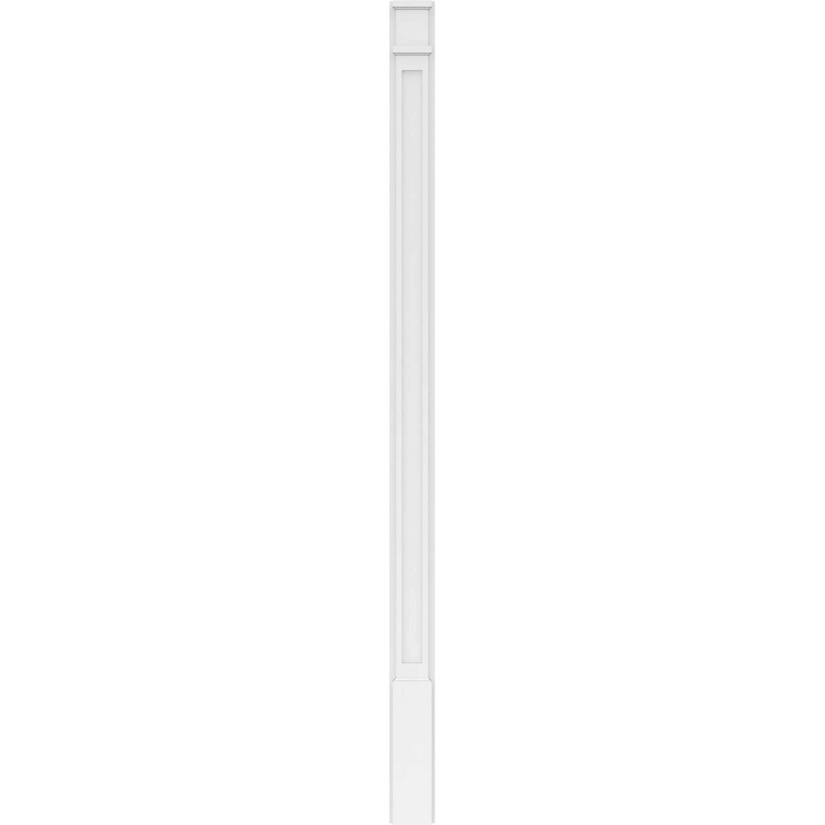 Flat Panel PVC Pilaster with Capital & Base (Pair) O87415