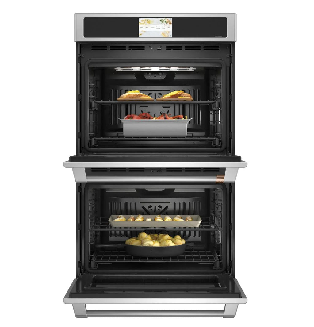 30 inch Stainless Built-In Double Electric Convection Wall Oven Q332