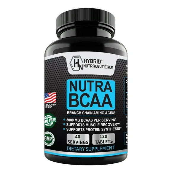 BCAA 3000mg Branched Chain Amino Acids Supplements 2:1:1 120 Tablets M158962
