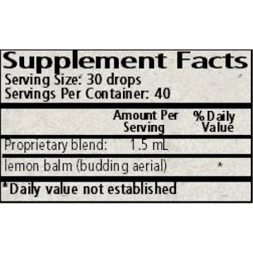 Lemon Balm (Melissa officinalis) V382