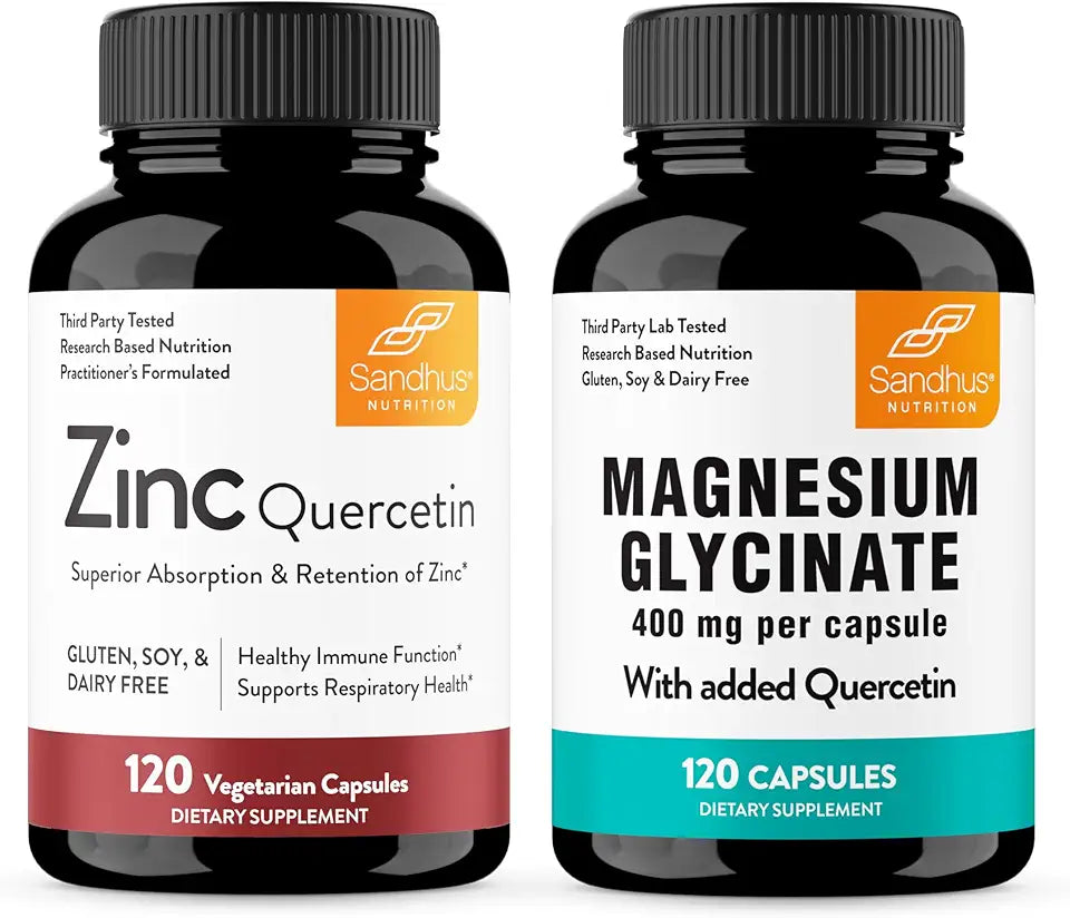 Zinc Quercetin & Magnesium Glycinate Complex Capsules D275