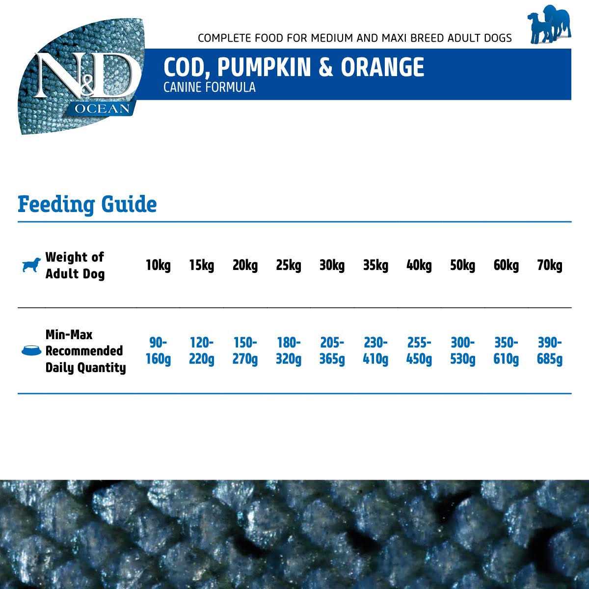 Cod Pumpkin Orange Dry Dog Food J802082