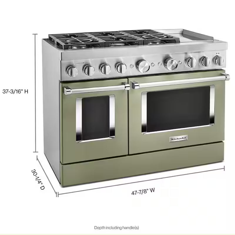 6.3 cu. ft. Smart Double Oven Dual Fuel Range with True Convection J9777