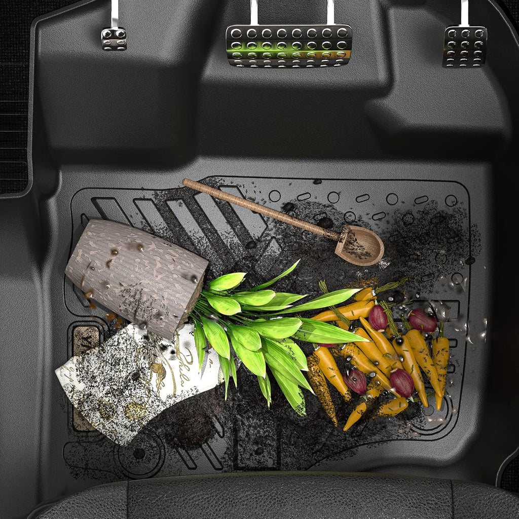 Black Floor Mats and Floor Liners V764893