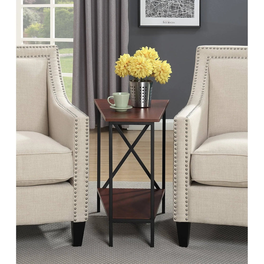 Weathered Grey Wedge End Table B97965