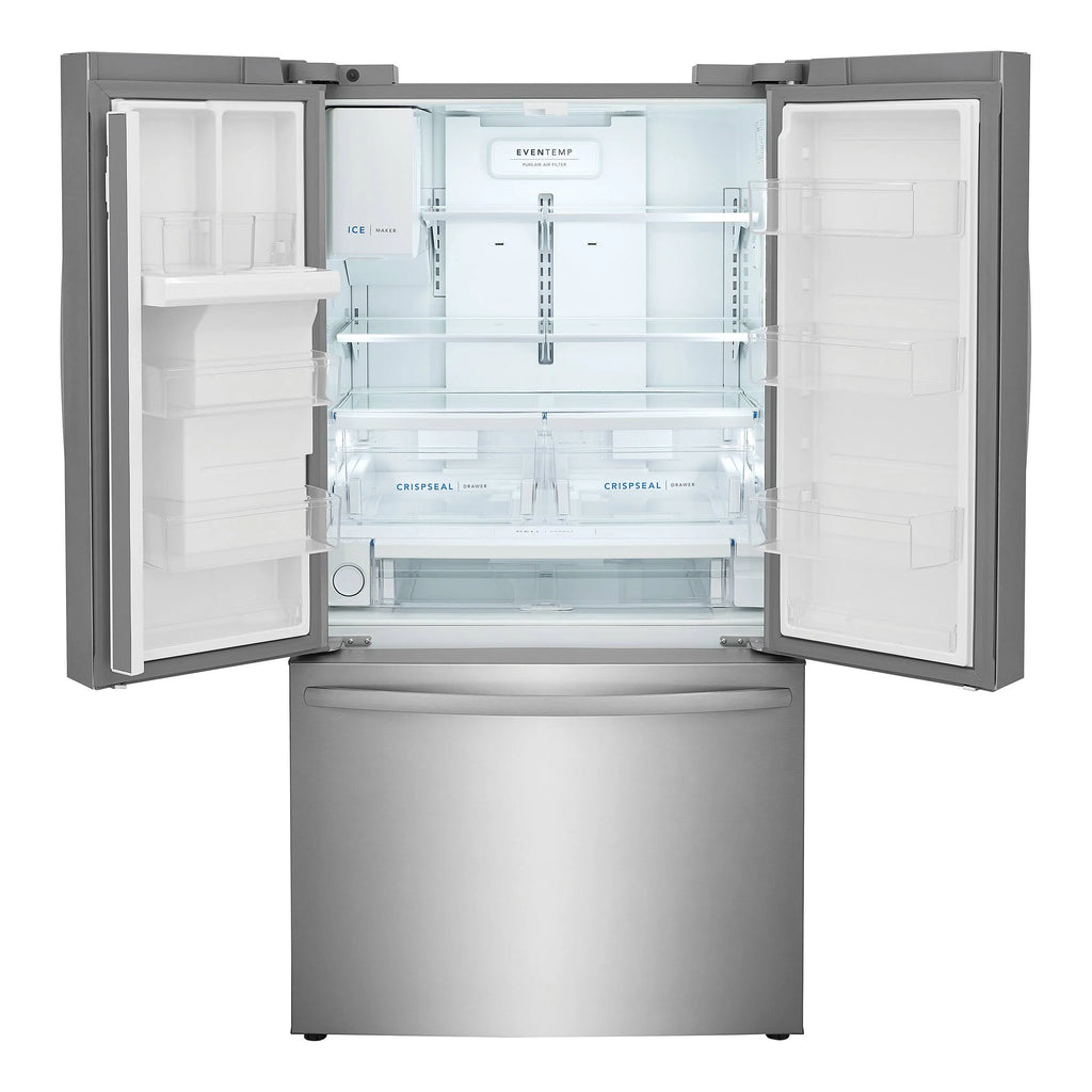36 In. 22.6 Cu Ft. Stainless Steel French Door Refrigerator D878