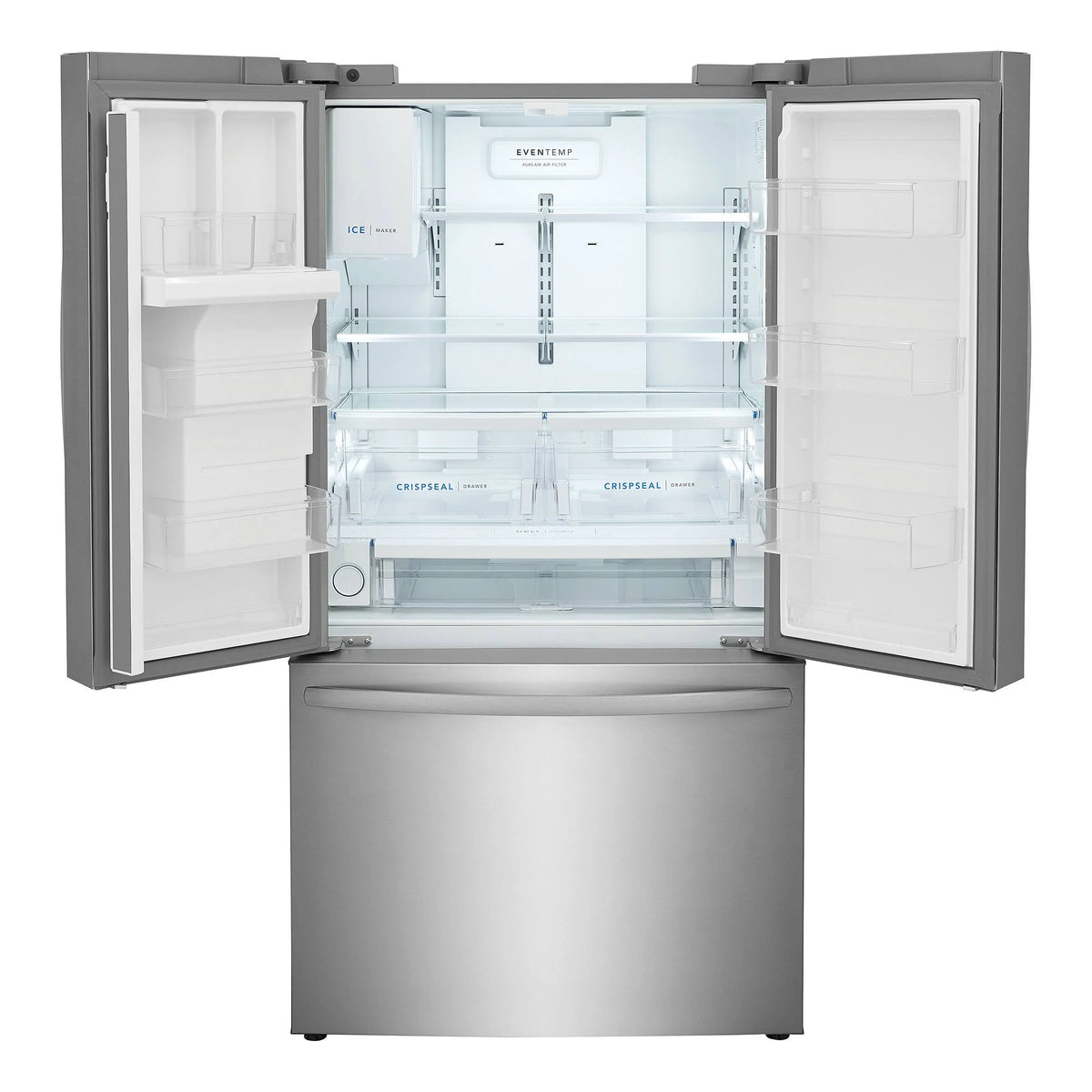 36 In. 22.6 Cu Ft. Stainless Steel French Door Refrigerator D878