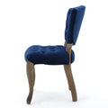 Grey Fabric Dining Chairs Set of 2 Z950435