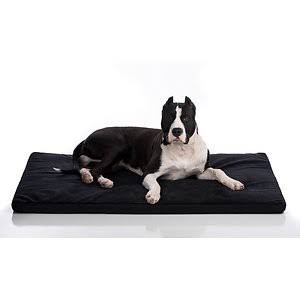 Black Medium Orthopedic Dog Crate Pad K5364