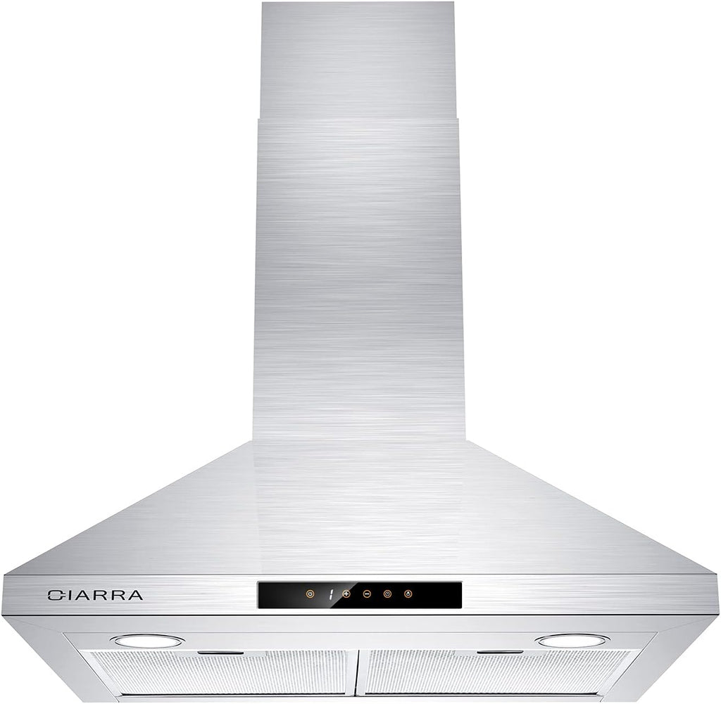 Wall Mount Range Hood 30 inch 450 CFM Convertible O137