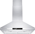 Wall Mount Range Hood 30 inch 450 CFM Convertible O137