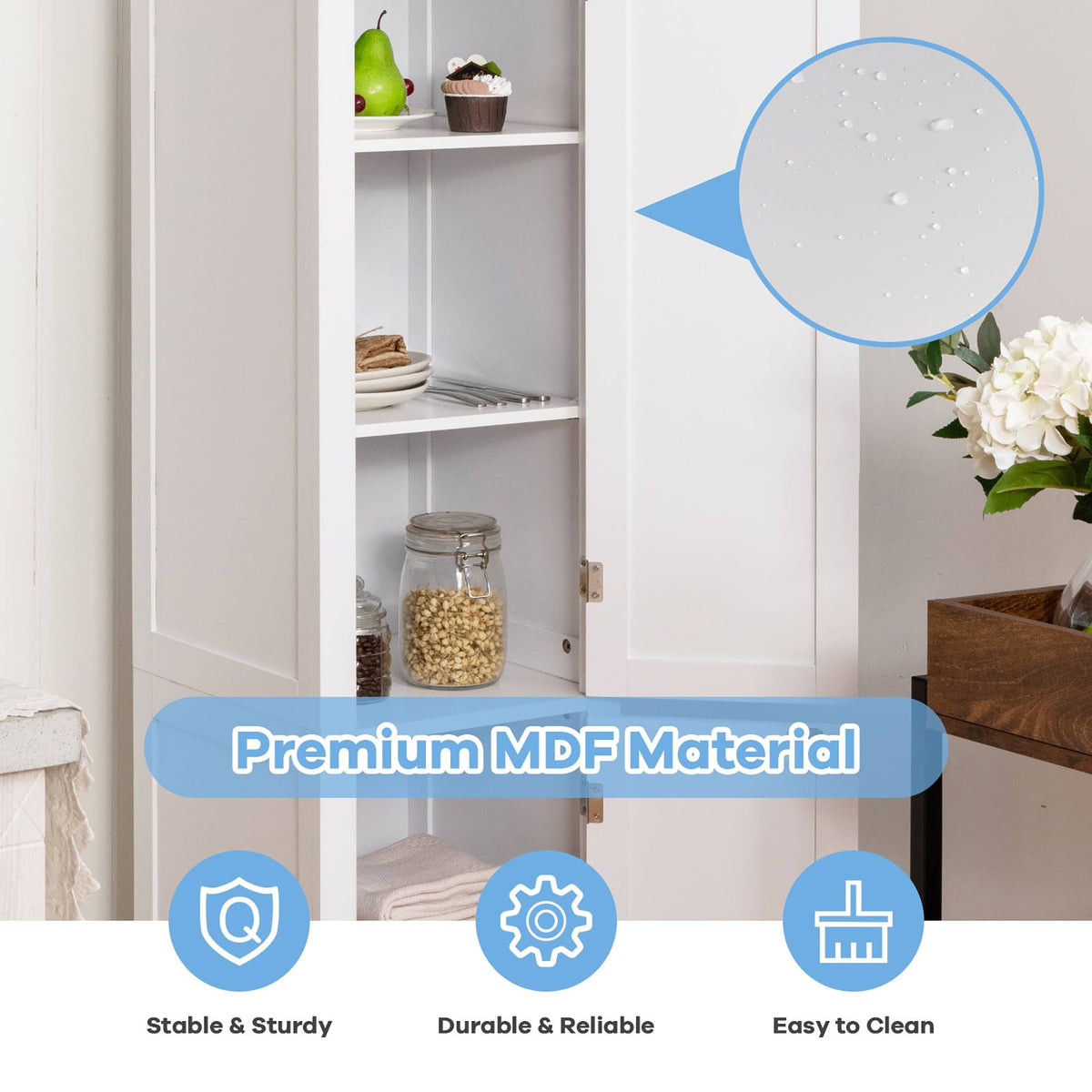 Freestanding Bathroom Storage Cabinet O638
