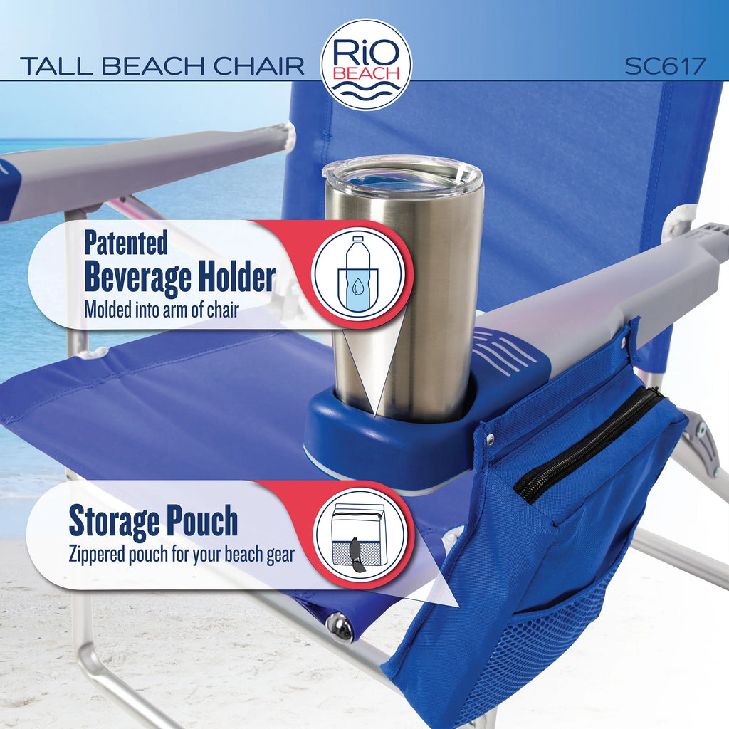 17 inch Tall Beach Chair K38676
