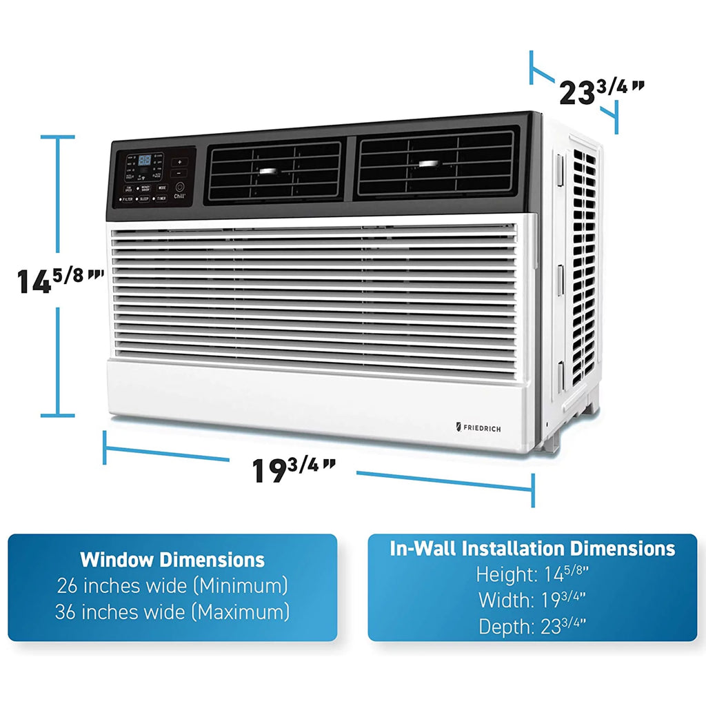 Wi-Fi Controlled White Window Air Conditioner W243
