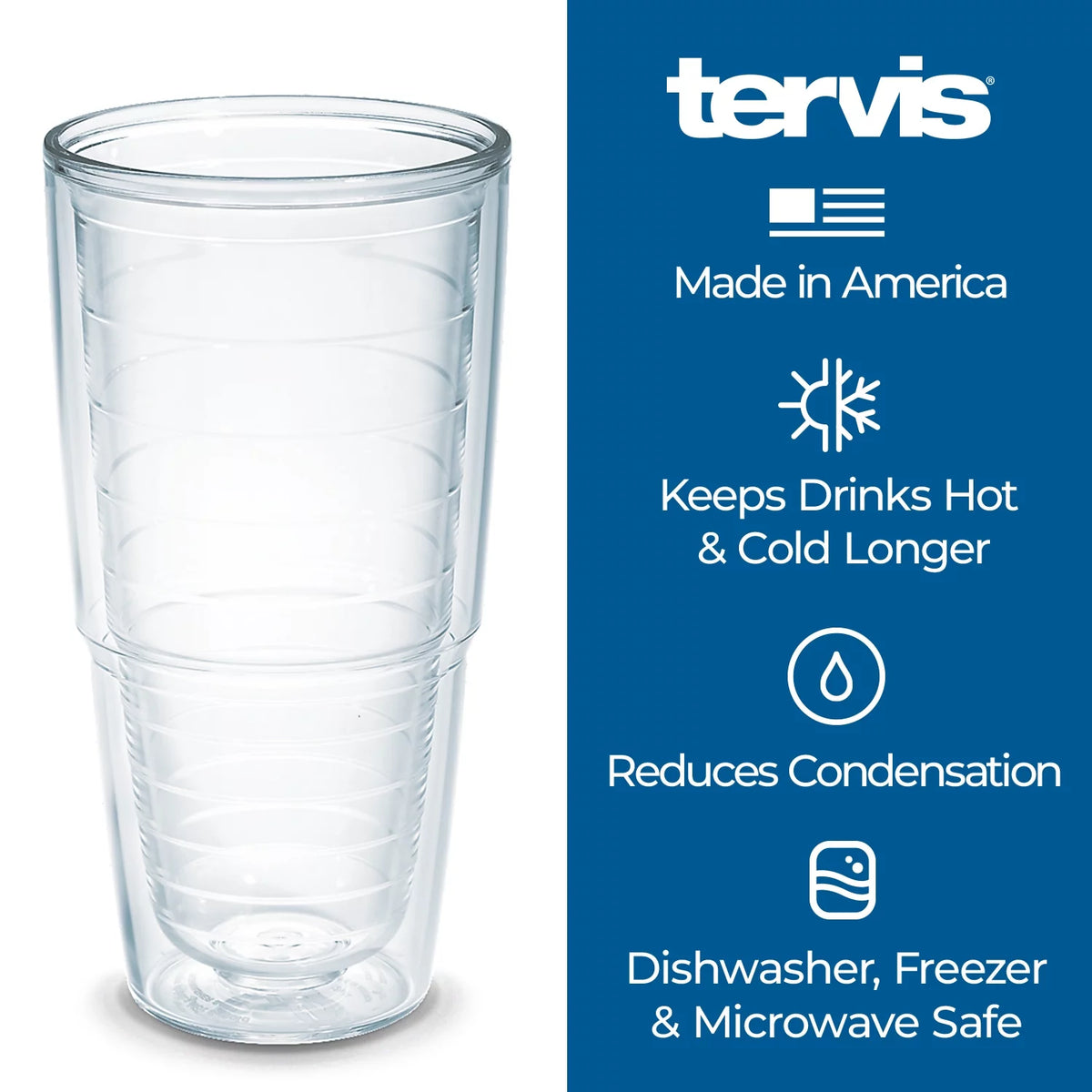 Double Walled Insulated Tumbler Travel Cup 24oz N9536