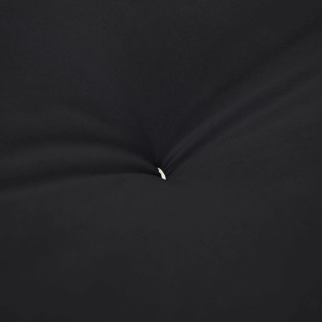 Queen Size 6-inch Black Suede Futon Mattress A3215