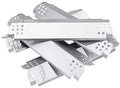 Stainless Steel Gas Grill Heat Plates 5 Pack D901984