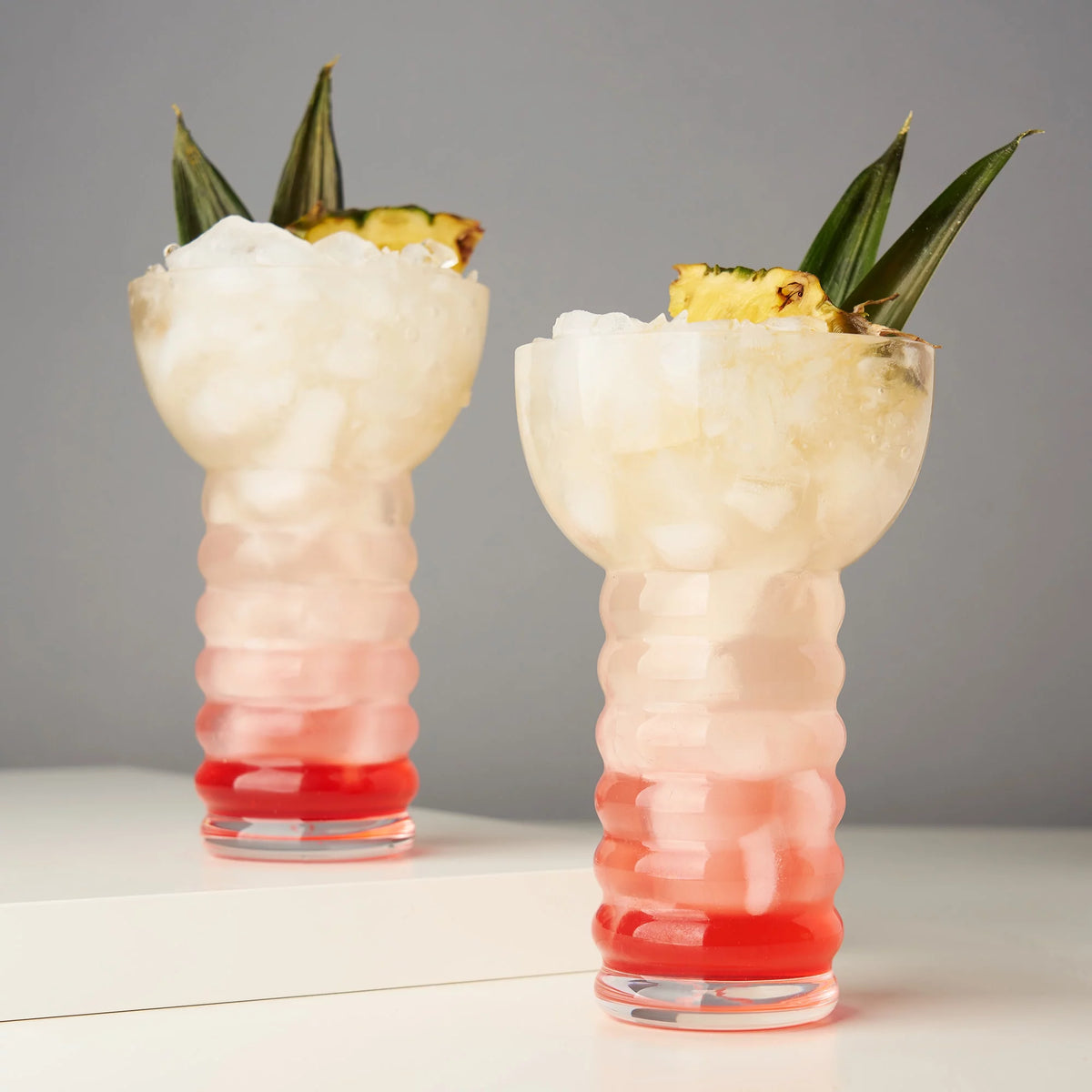 Crystal Tiki Cocktail Glasses P4872
