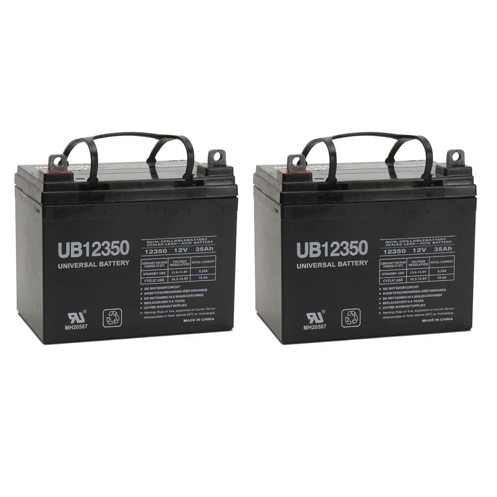 12V 35AH Sealed Lead Acid Battery - 2 Pack O2107