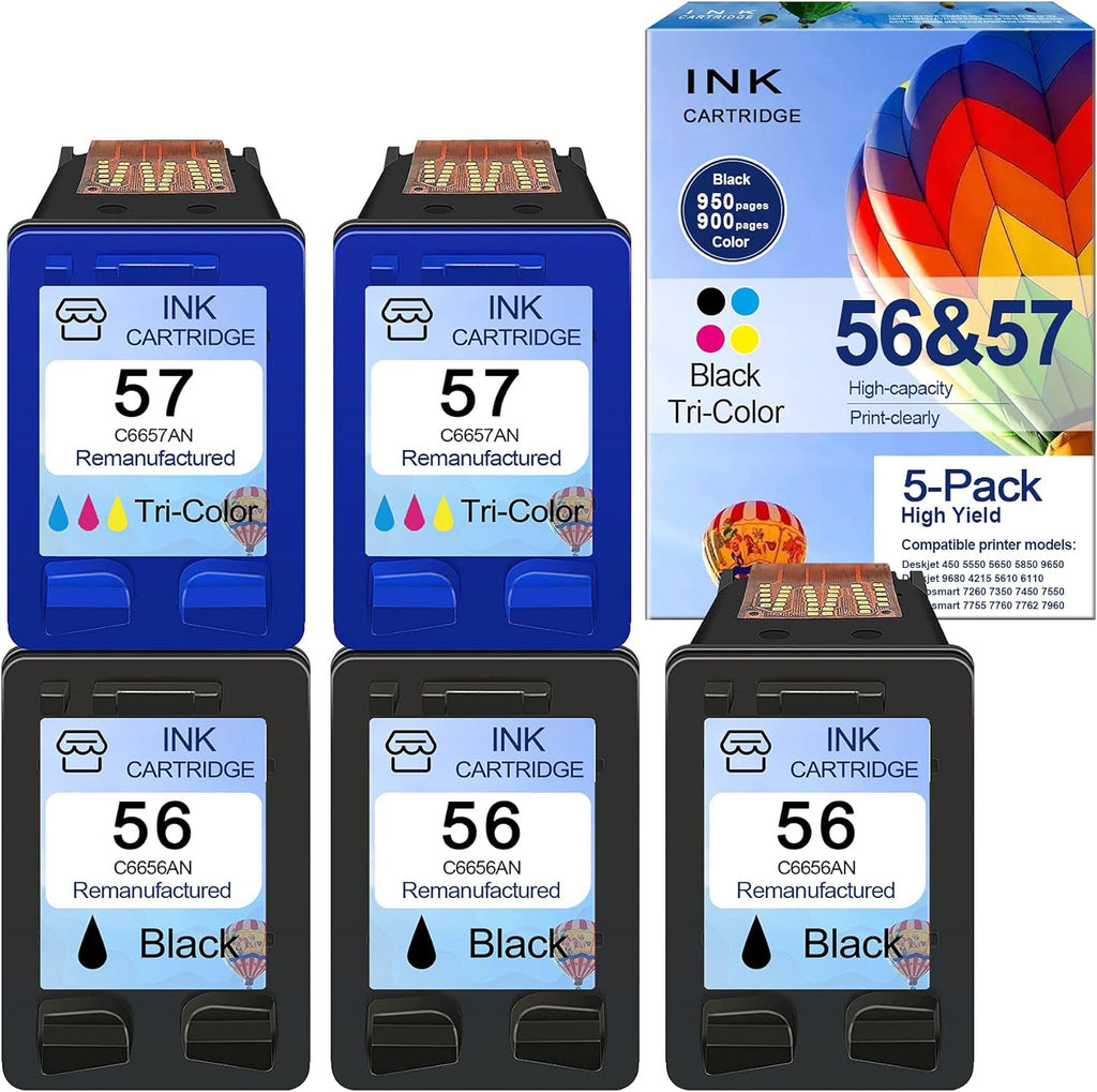 Remanufactured Ink Cartridge Replacement 5-Pack V413196