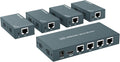 HDMI Extender Splitter 1x4, 1080P@60Hz, 165ft Over CAT5e/CAT6/CAT7 Cable X68299