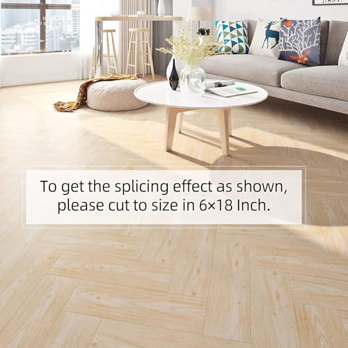 6"x36" 15 Sheets Peel and Stick Waterproof Wood Vinyl Floor Tile C9184