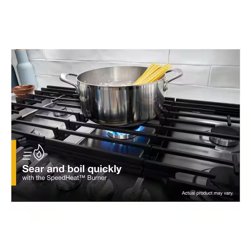 5 Burners Recessed Gas Cooktop in Black Stainless W780