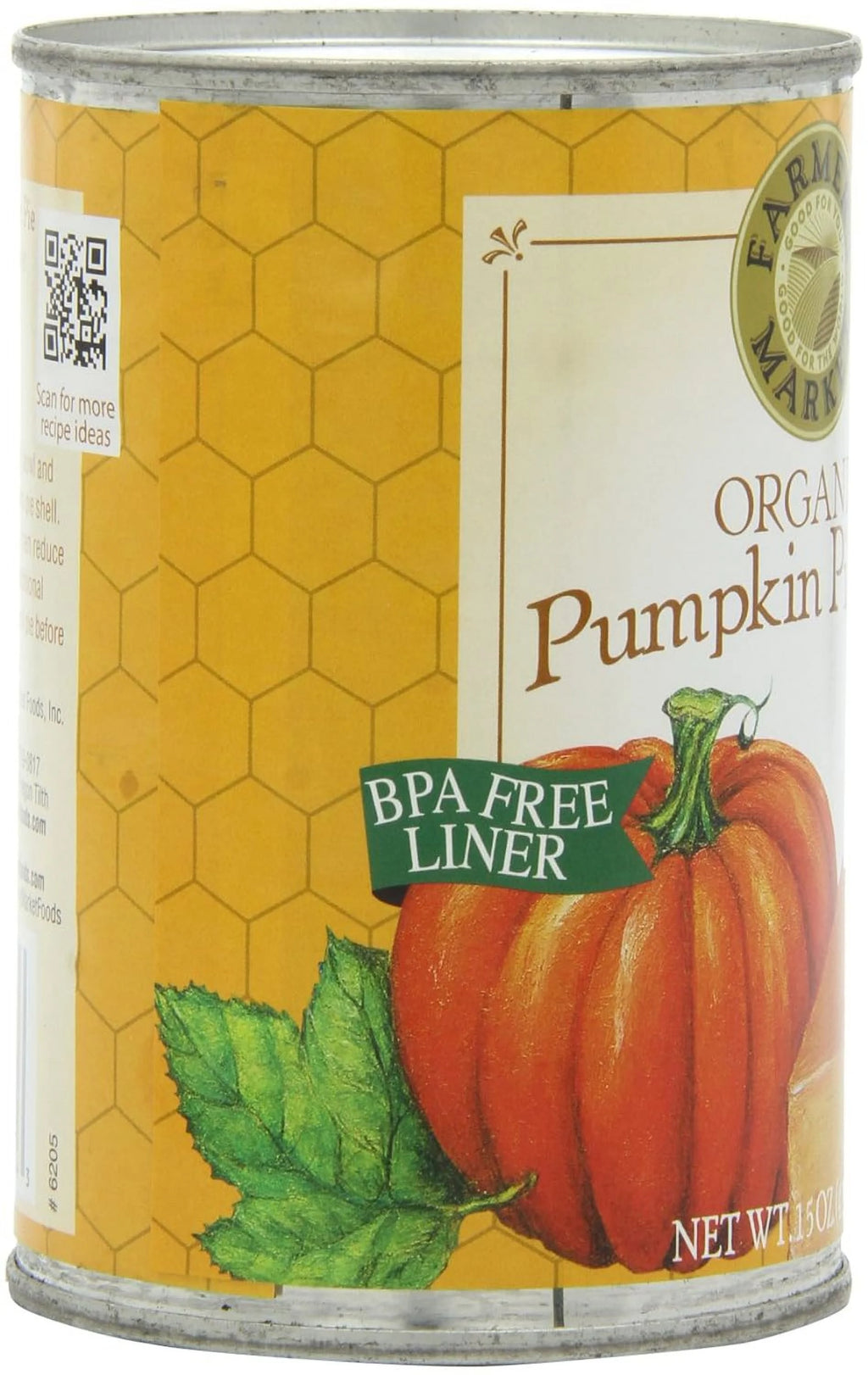 Organic Canned Pumpkin Pie Mix 15-Ounce Cans Pack Of 12 D195571