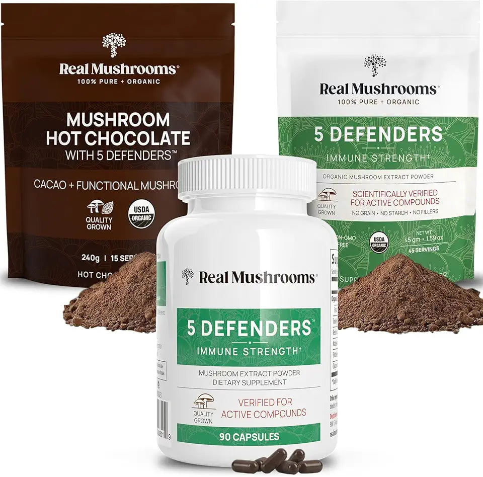 Hot Chocolate Mix, Extract Powder, and Supplements Bundle K6390