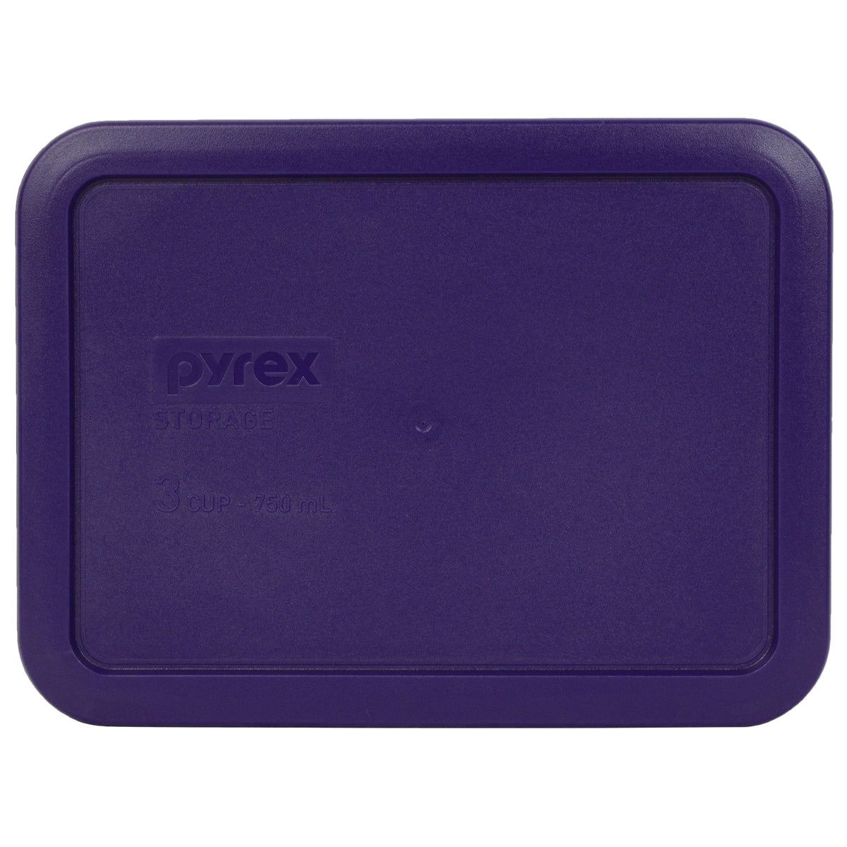 Glass Food Storage Dish with Purple Lid M1488