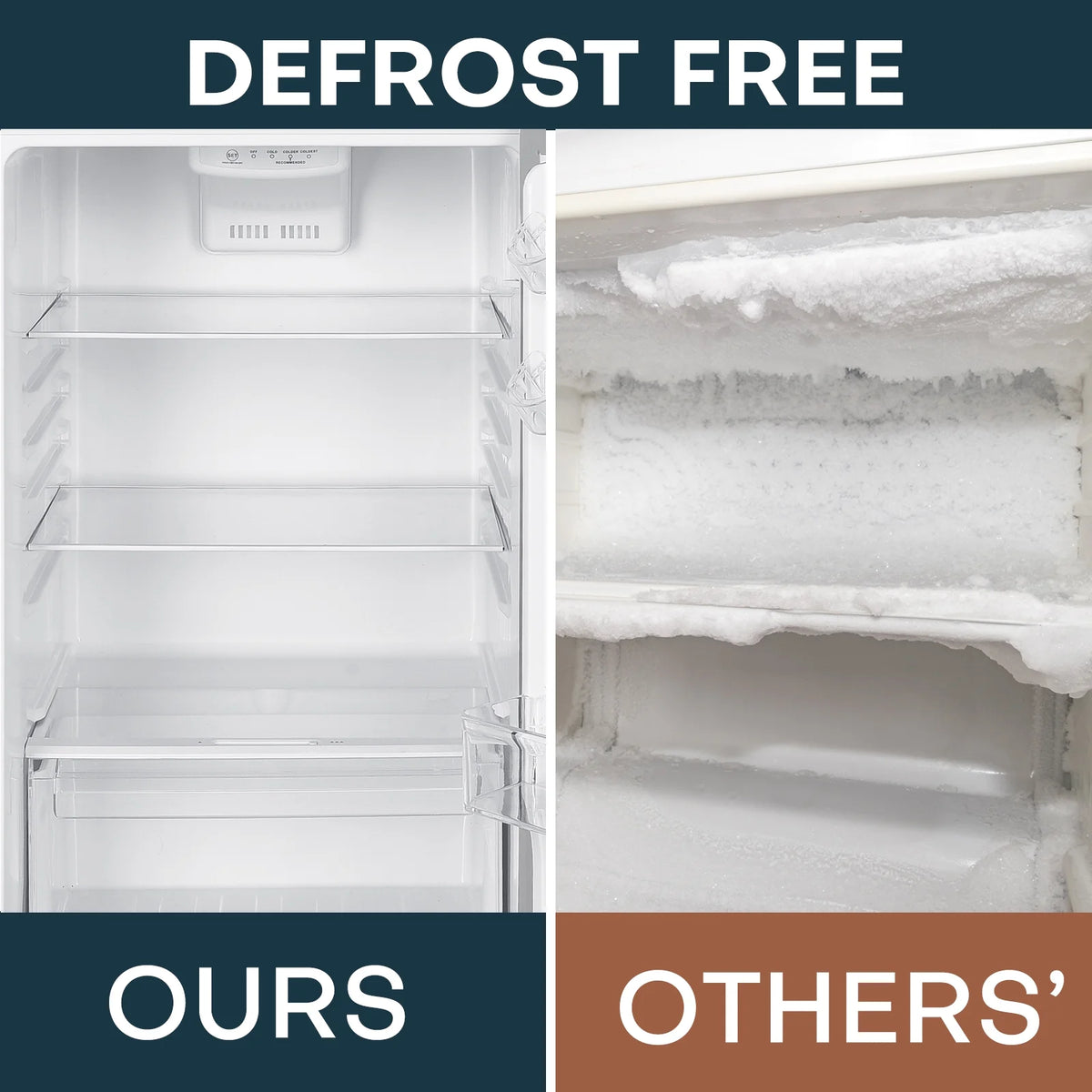 11.6 Cu.Ft. Double Door Fridge with Top Freezer O186