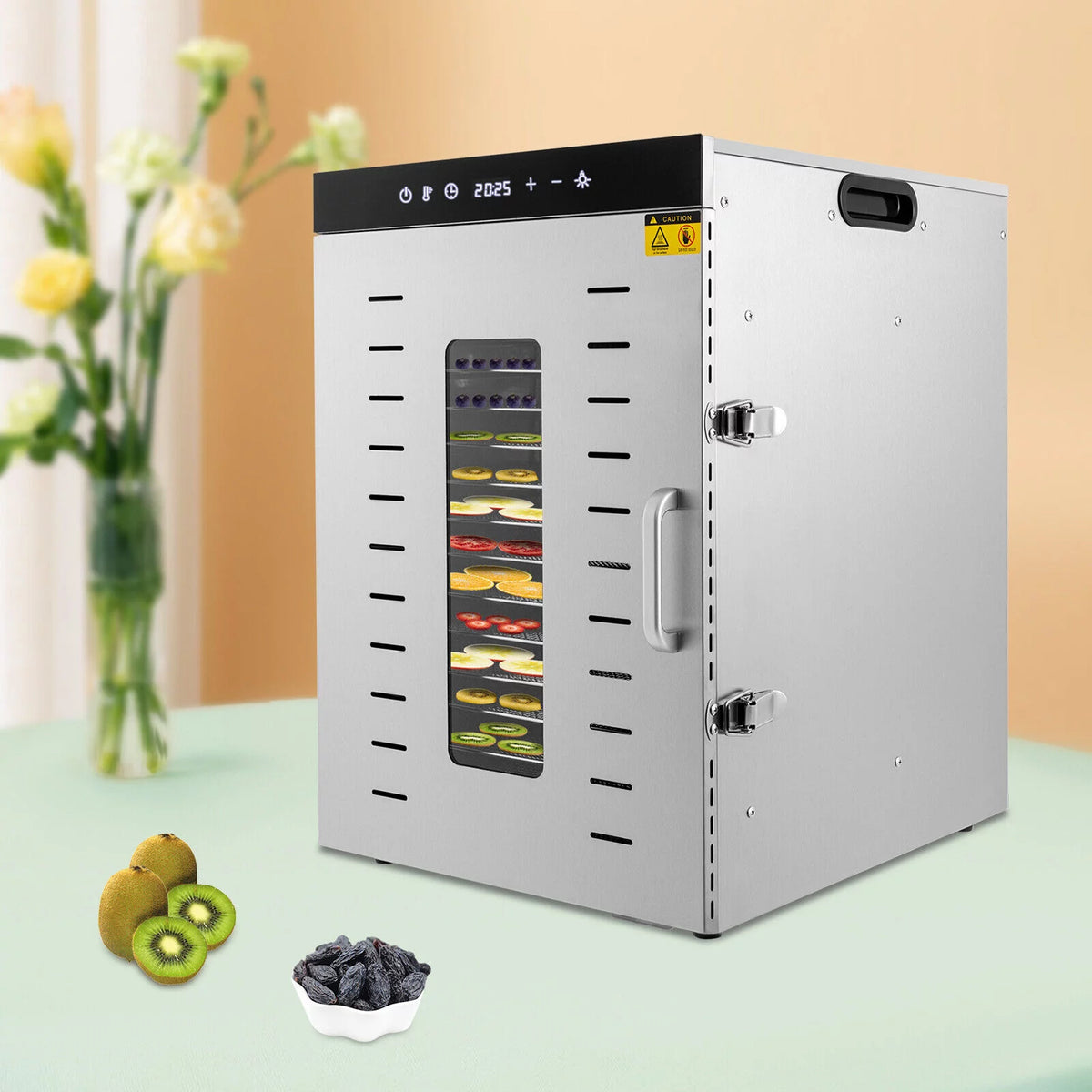 16 Trays Stainless Steel Food Dehydrator D5836