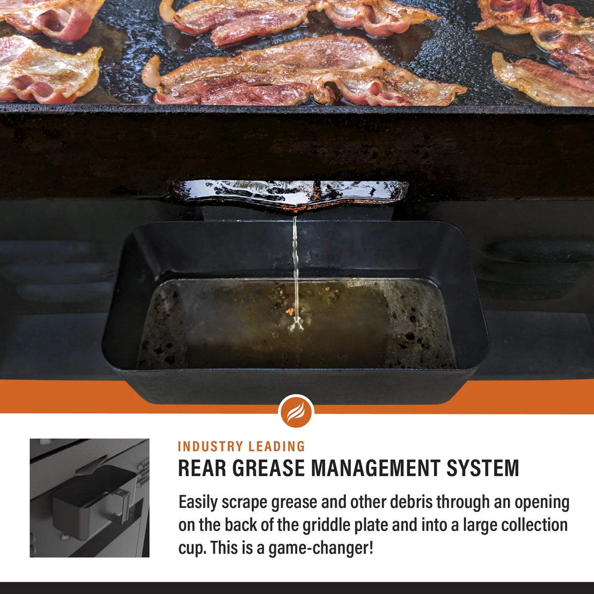 4-Burner Propane Griddle with Air Fryer and Hood K793294