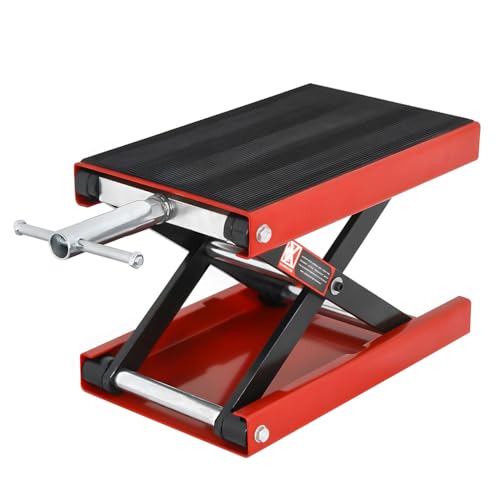 1100 LB Wide Deck Motorcycle Scissor Lift Jack Stand J566889