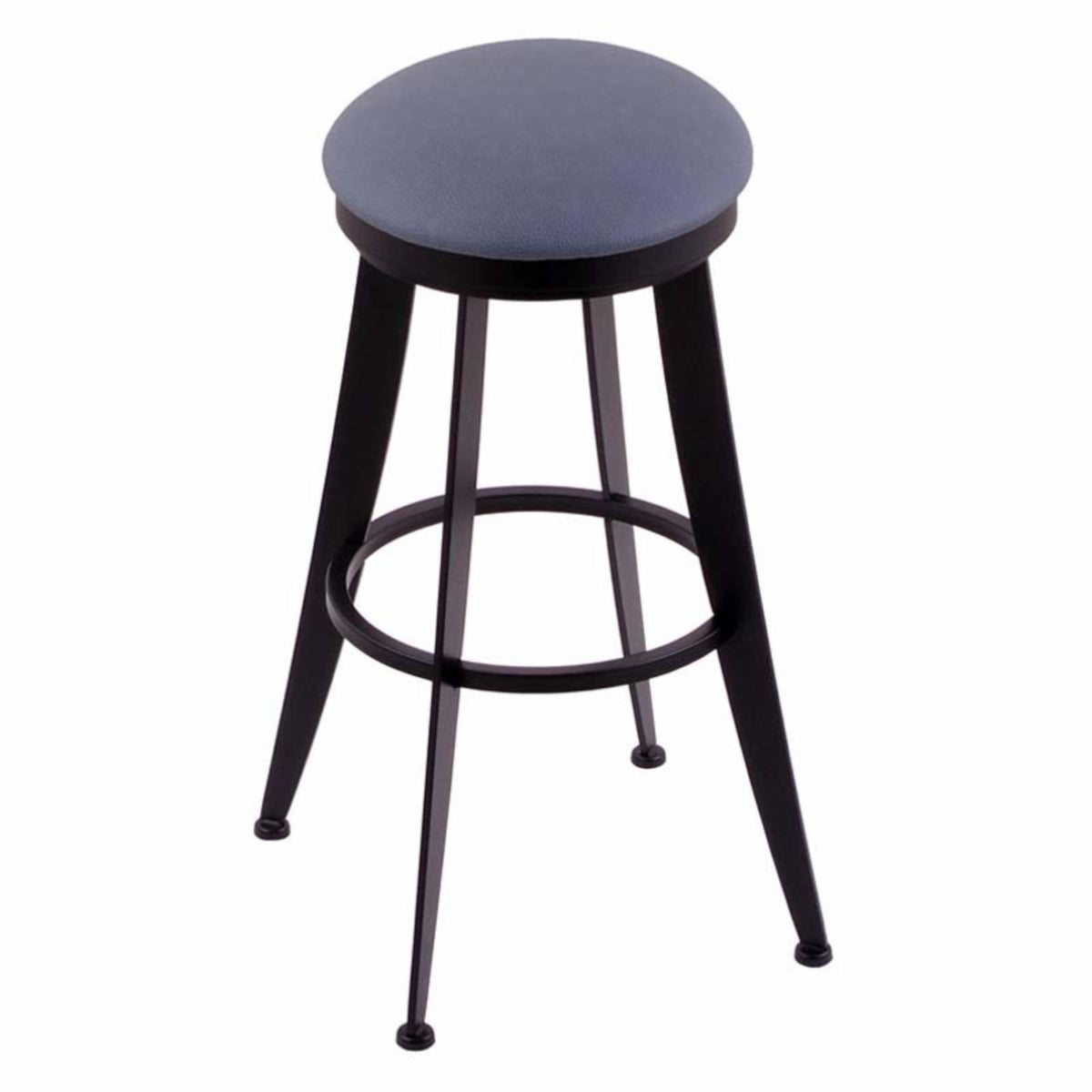 Black Wrinkle Swivel Stool K35573