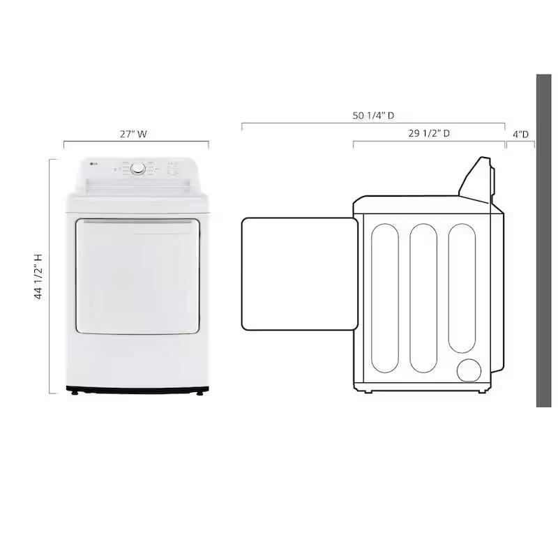 7.3 Cu.Ft. Vented Gas Dryer in White M35147