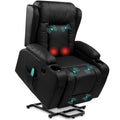 Black Electric Power Lift Recliner Massage Chair A4428