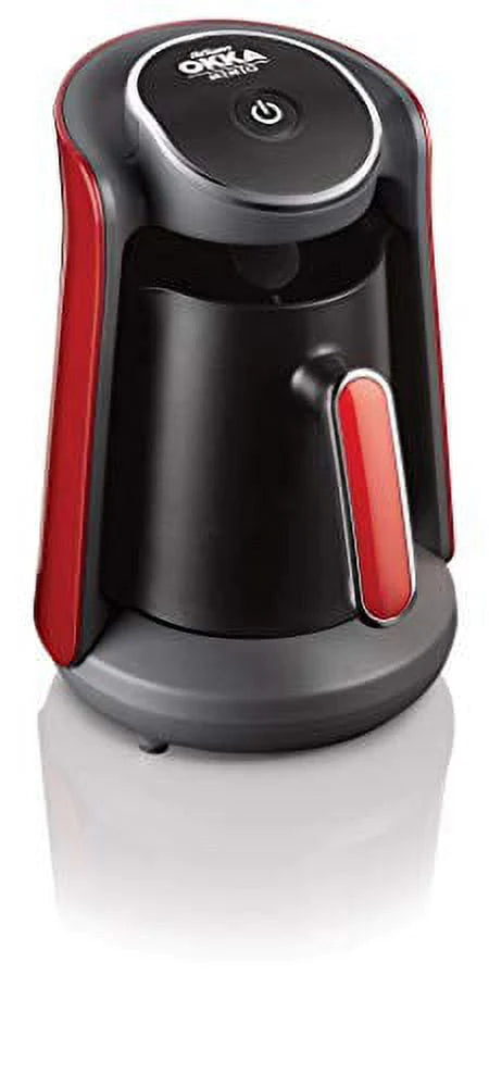 Turkish Greek Coffee Machine Red Silver G931943