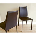 Brown Dining Chair Set of 2 W7828