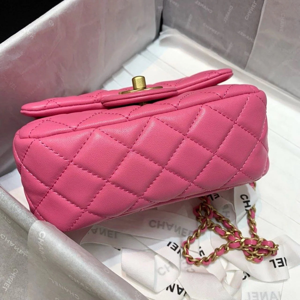 Pink Mini Flap Bag Y108262