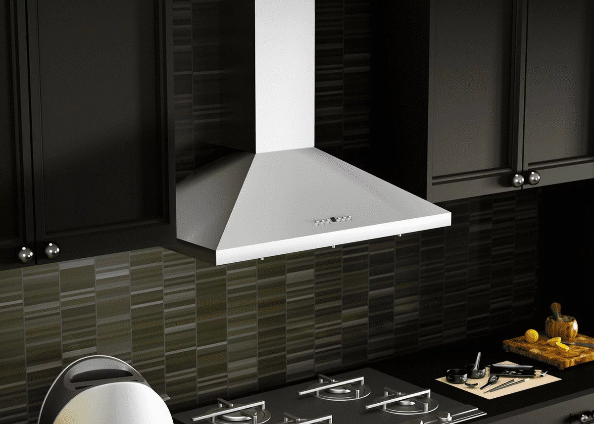42 in. 760 CFM Wall Mount Range Hood in Stainless Steel F244