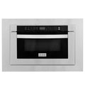 24 in. 1.2 Cu. Ft. Stainless Steel Microwave Drawer with 30 in. Trim Kit Q584383