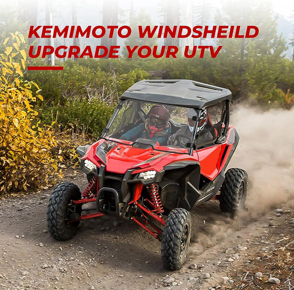 Clear Polycarbonate Full Windshield T223467