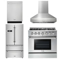 36 Gas Range, Range Hood, Refrigerator, Dishwasher U502422