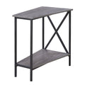 Weathered Grey Wedge End Table B97965