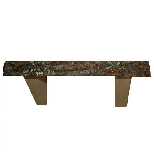 Basswood Bark Edge Wall Shelf H10208