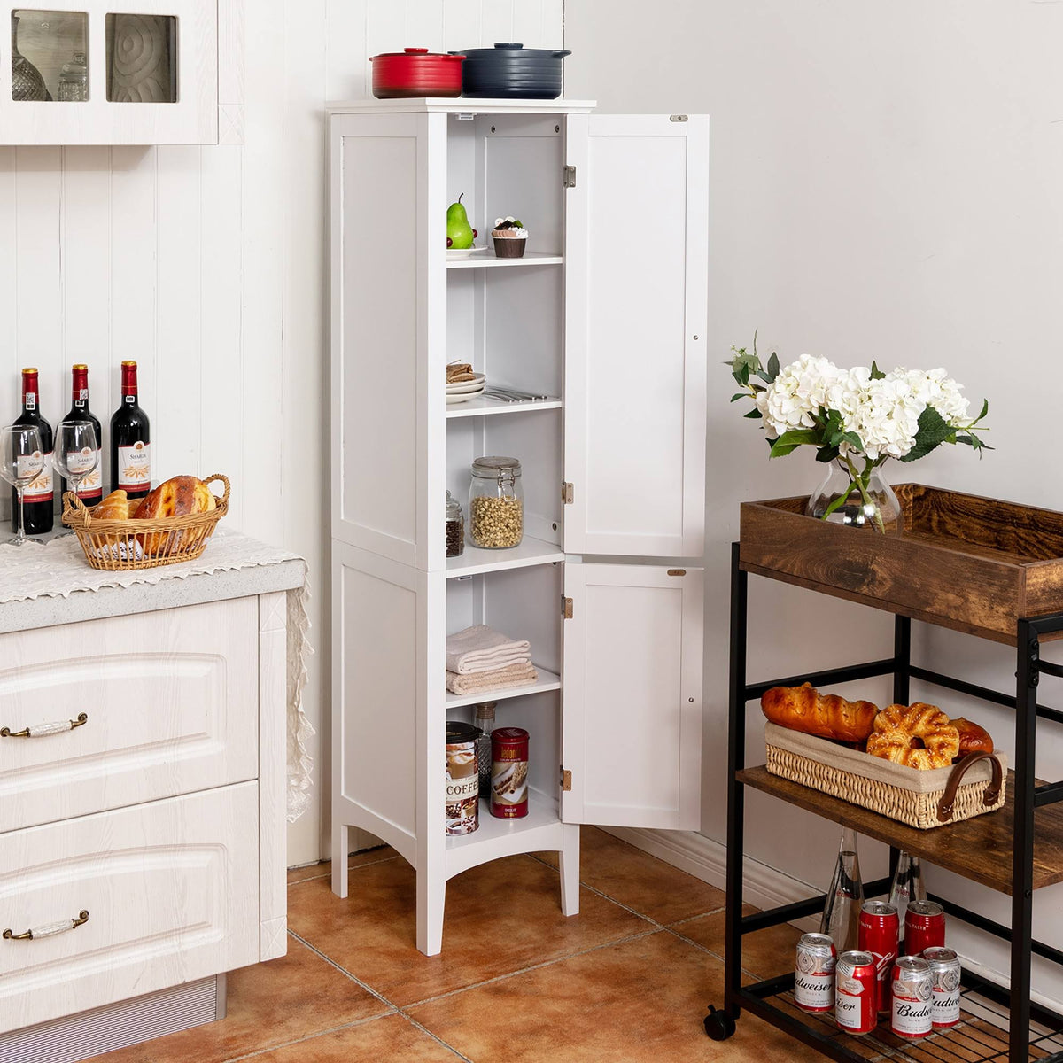 Freestanding Bathroom Storage Cabinet O638