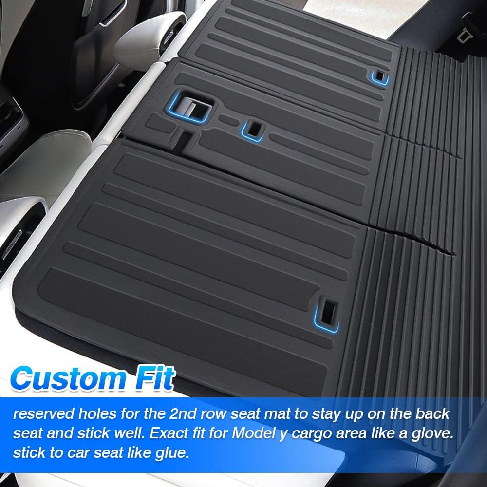 Custom Fit Trunk Mat Cargo Liner Back Seat Protector Black G84122
